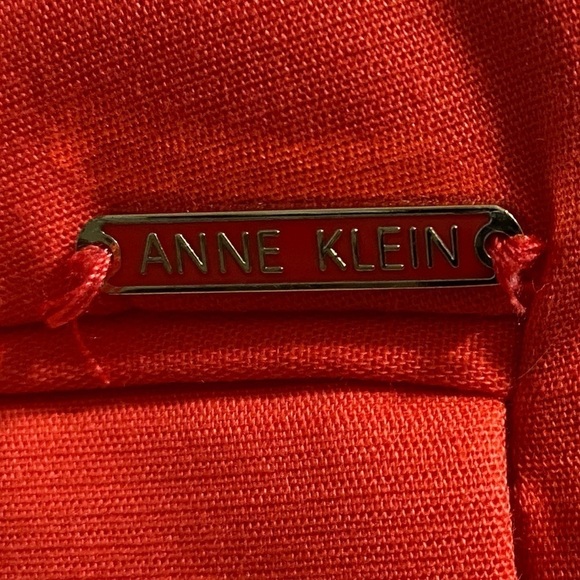 Anne Klein Designer Sz 4 Tailored Cotton Ankle Pants With Hand Pockets EUC - Picture 8 of 14